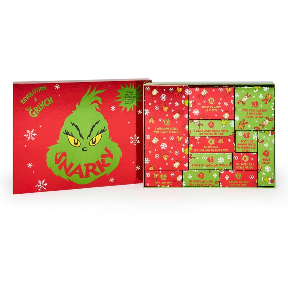 Revolution Beauty Grinch 12 Days Advent Calendar